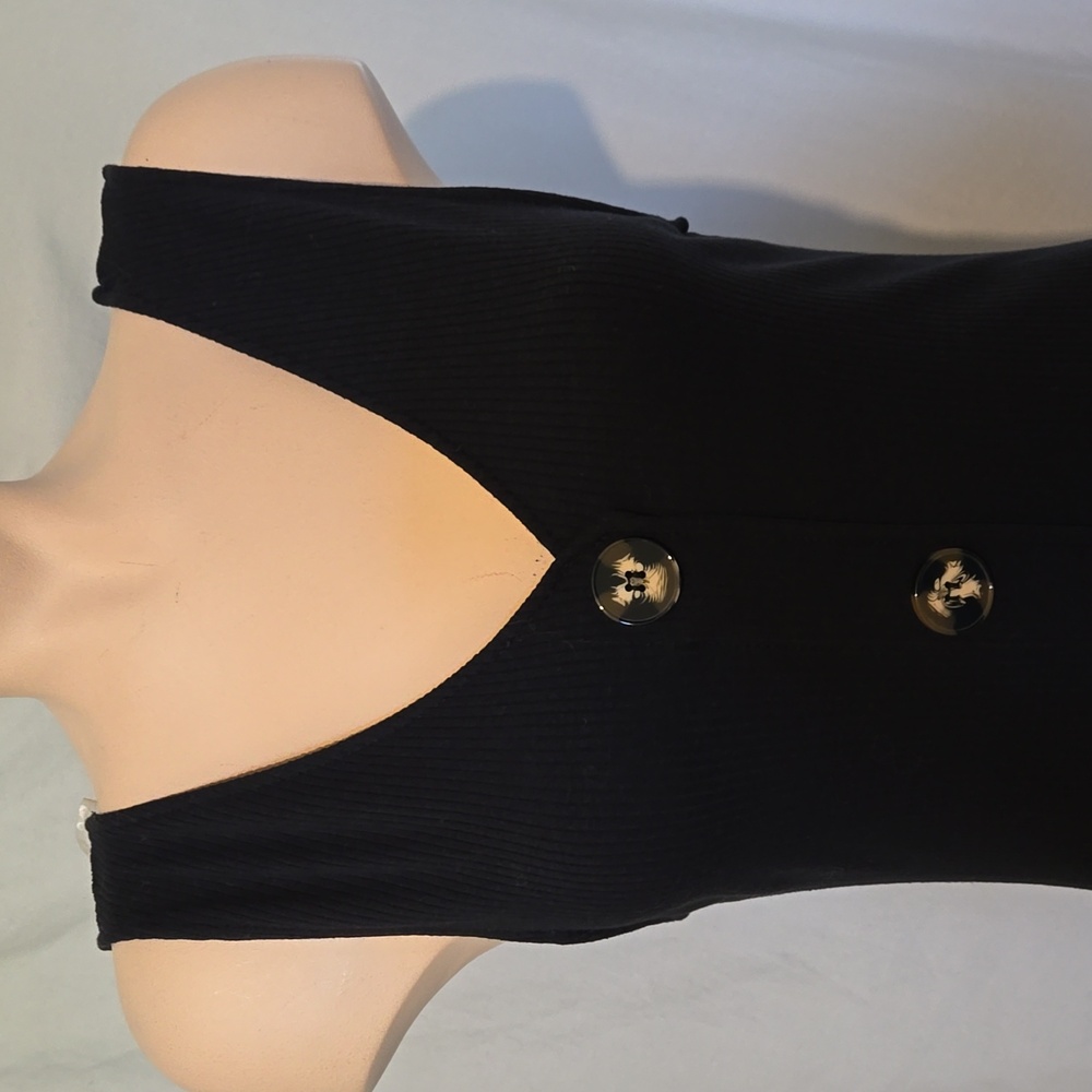 Planet Gold Fitted ribbed tank dress, NEW - Picture 3 of 10